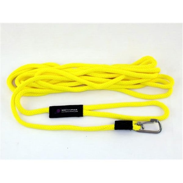 Soft Lines Soft Lines PSW10820YELLOW Floating Dog Swim Snap Leashes 0.5 In. Diameter By 20 Ft. - Yellow PSW10820YELLOW - main